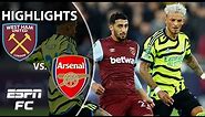 🚨 QUARTERS BOUND! 🚨 West Ham vs. Arsenal | Carabao Cup Highlights | ESPN FC