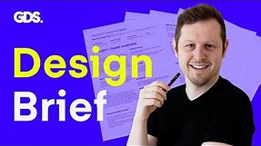 The Design Brief (Ep1/4) | Free Example | Design Insights