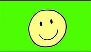 Happy face emoji animation | Yellow happy face