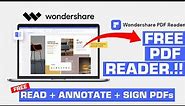 24. Best free pdf reader for windows 10 - Wondershare PDF Reader | #freepdf, #pdfreader