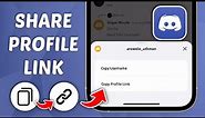 How to Share Your Profile Link on Discord - Copy Discord Profile Link