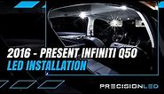 Infiniti Q50 LED Interior How To Install - 2nd Gen 2016+