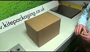 How to measure a cardboard box