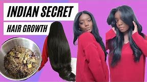 INDIAN HAIR GROWTH SECRET FOR MASSIVE HAIR GROWTH: HOW TO GROW LONG HAIR FAST *INCHES FOR DAYS*