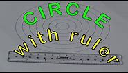 Draw Circle With Ruler