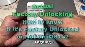 Actual Factory Unlocking of iPhone with Japan Network Locked. How to know if it’s SIM locked? 4K