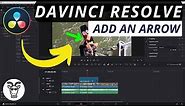 How To Add An Arrow In DaVinci Resolve | DaVinci Resolve Editing Tutorial