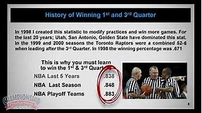 Butch Carter Breaks Down Why It's Important to Win the 1st and 3rd Quarter!