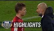 Guardiola gives Kimmich intense lesson right after match | 2015–16 Bundesliga Highlights