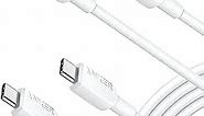 Anker USB C Cable, 310 USB C to USB C Cable (6 ft 2 Pack), (60W/3A) USB C Charger Cable Fast Charging for Samsung Galaxy S23/S22, iPad Pro 2021, iPad Mini 6, iPad Air 4, MacBook Pro 2020