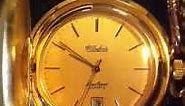 Lucien Piccard Dufonte Gold Tone Pocket Watch