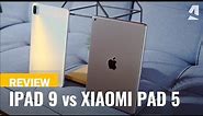 Apple iPad 9 (2021) vs. Xiaomi Pad 5: Which is the best tablet?