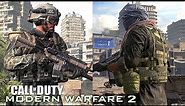 US Army Rangers vs OpFor - MODERN WARFARE 2 REMASTERED NPC Wars