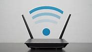 Premium stock video - Wifi router with animated wifi signal icon