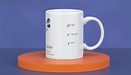 Inspirational football themed coffee mug
