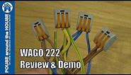 WAGO 222 connectors review and demo. How to use with WAGOBOX Junction Box.