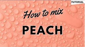 How to make PEACH colour? 🤔🎨Top 3 WAYS with STEP-BY-STEP instructions!