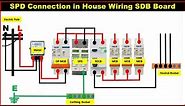 How To Install Surge Protection Device | Single Phase SPD Connection Diagram |
