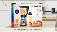 Bosch VitaPower Serie | 4 blender - How to start using?