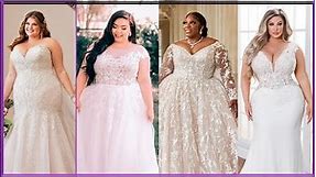 40+ Most Unique and Glamorous Wedding Dresses For Plus Sized Brides in 2023