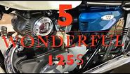 5 Wonderful Classic 125cc Motorcycles 4K
