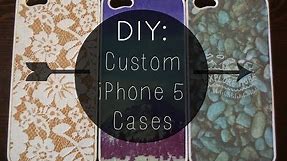 DIY: Custom iPhone 5 Cases ✂ ☆