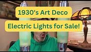 1930's Art Deco Lamps and Light Fixtures for Sale Now!