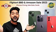 Flipkart BBD & Amazon great Indian festival Sale - iPhones Price, Date & Cards 🔥
