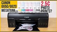 Canon G650/G620 MegaTank photo printer review | Very low costs prints | Quality, speed, features