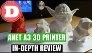 Anet A3 3D Printer Review - Best Cheap 3D Printer Fully Assembled - Tiko Backer