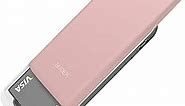 iPhone 6s / 6 Case, DesignSkin [Slider] [Sliding Card Holder Slot] Extreme Heavy Duty 3-Layer Bumper Protection Wallet Cover with Card Holder Case for iPhone 6s (2015) / iPhone 6 (2014) - Rose Gold