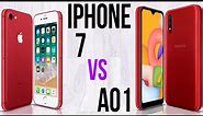 iPhone 7 vs A01 (Comparativo)