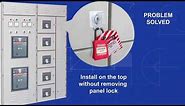 Lockout Tagout Video - Electrical Panel Key Type Lock - Exposed Lockout Device Innovation