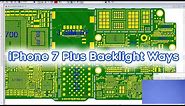 iPhone 7 Plus LCD Backlight Schematic Diagram [iPhone 7 Plus Backlight Ways Display Jumper Solution]