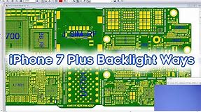 iPhone 7 Plus LCD Backlight Schematic Diagram [iPhone 7 Plus Backlight Ways Display Jumper Solution]