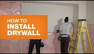 How To Install Drywall (The Right Way)