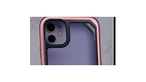 Ghostek ATOMIC slim Pink Phone Case iPhone 11 Clear Protective Covers with Lightweight Aluminum Metal Bumper Premium Shock-Absorbent Drop Protection Designed for 2019 Apple iPhone 11 (6.1 Inch) (Pink)