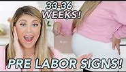 EARLY LABOR SIGNS! | 36 WEEKS PREGNANCY UPDATE! @THEMILLERS