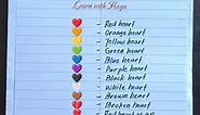 Learn with Haya - Heart Emoji ❤️ #learnwithhaya...