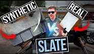 Real Slate Roof VS Synthetic Slate Roofing Shingles Comparison