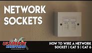 How to wire a network socket | Cat 5 | Cat 6