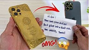 How to Turn iPhone 12 Pro Max Gold 24K VERSACE into a New Version Edition🥰