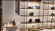 Bag shop design interior handbag display ideas