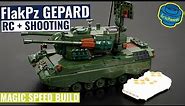 Shooting FlakPanzer GEPARD with RC - KAZI 84143 (Speed Build Review)