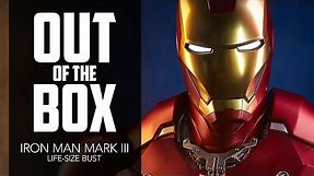 Iron Man Mark III Life-Size Bust by Sideshow Collectibles | Out of the Box