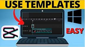 How to Use CapCut Templates on PC or Laptop