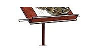 Touch of Class Aubrie Music Stand Adjustable Classic Cherry One Size - Traditional Wooden Artisanship - Musical Professional Wood Stands for Sheet Notes, Conductors, Studio - 53 Inches High