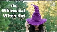 Crochet Tutorial: The Whimsical Witch Hat, Halloween Crochet
