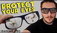 The BEST CO2 Laser Safety Glasses | FreeMascot 10600nm Glasses Review