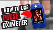 HOW to use PULSE OXIMETER at Home, Accurately & CORRECTLY | Oxygen Advantage